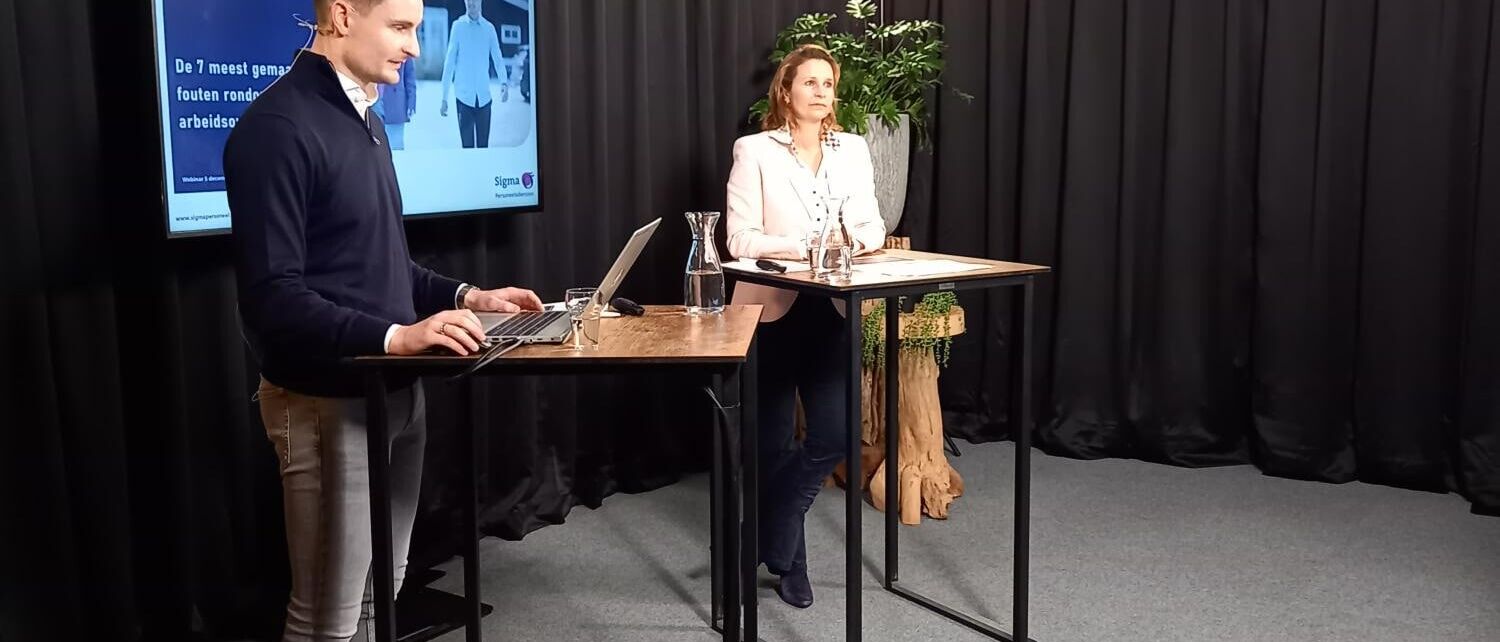 Webinar arbeidsovereenkomst Sigma Personeelsdiensten